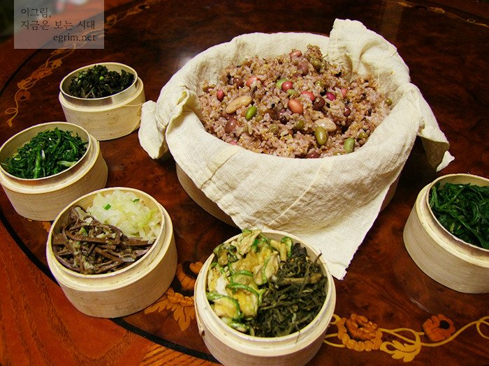 정월 대보름 오곡밥, 9가지 나물