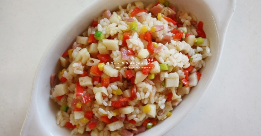 Lotus root fried rice-image