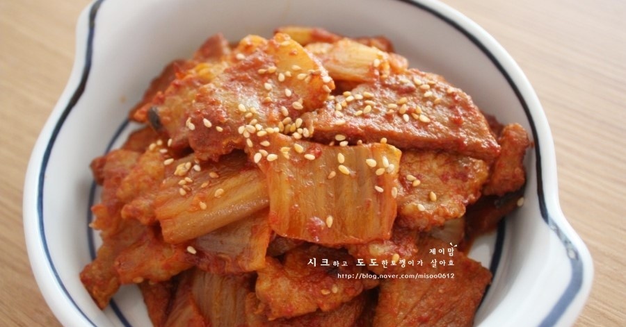 김치두루치기 - 먹음직스러운 두루치기 # 캠핑요리