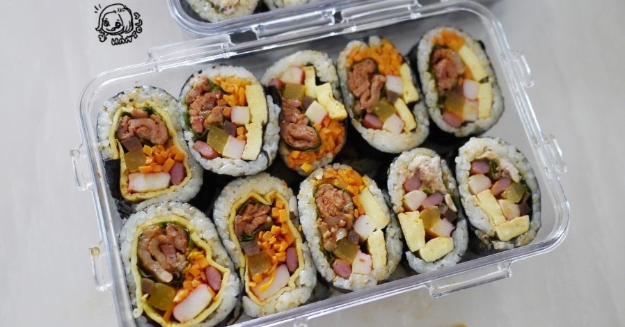 주말 나들이 어떠세요~? 고추장 불고기 김밥 만들어봤어요.