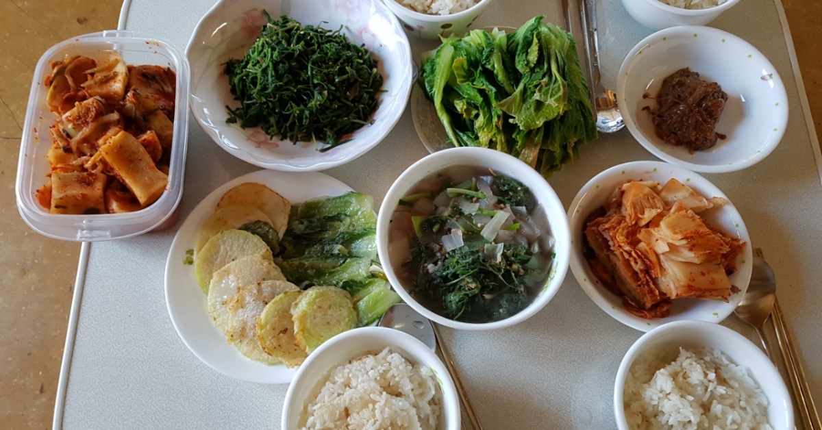 봄향기, 텃밭 채소로 만든 건강한 식탁