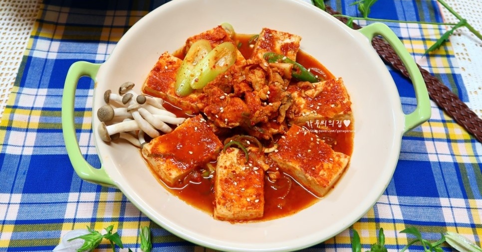 두부두루치기, 매콤칼칼한 두부요리