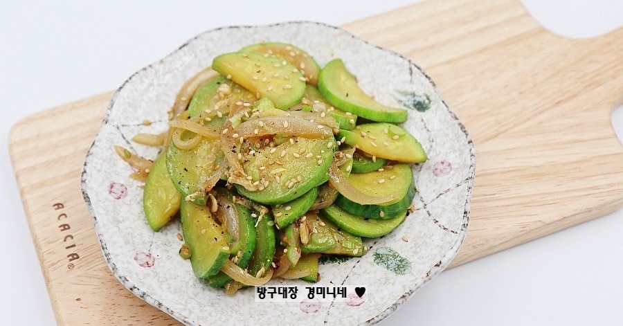 백종원 애호박볶음 만드는 법 새우젓을 넣어 감칠맛이 UP ~ 