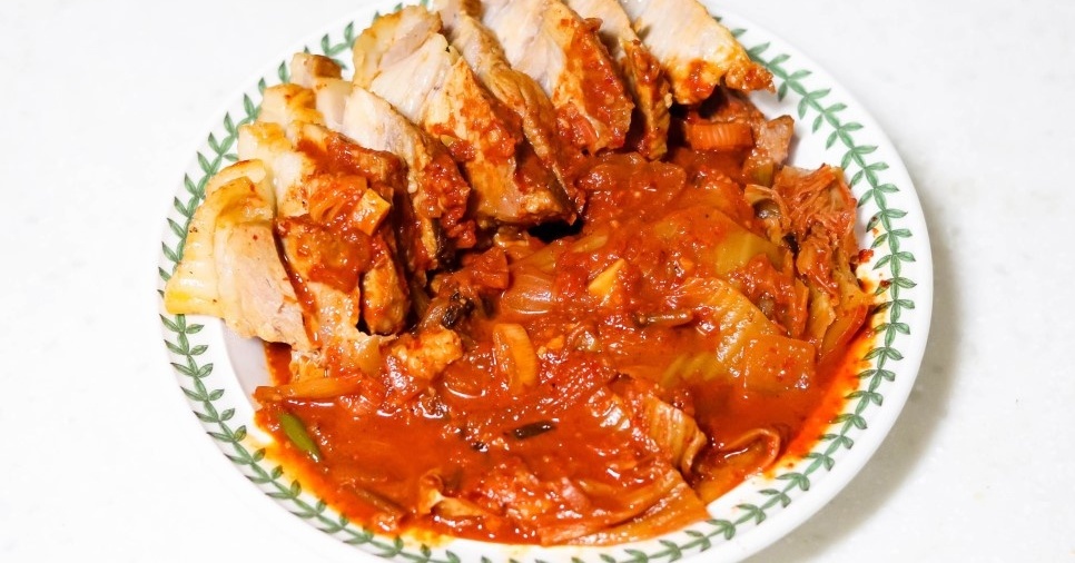 통삼겹 김치찜 만들기 성공비법