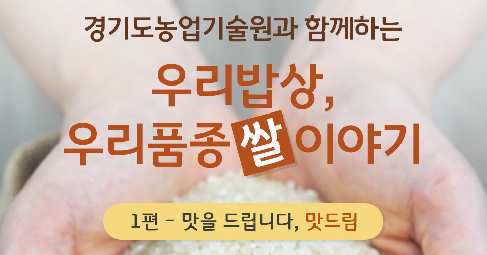 [우리밥상, 우리품종] 맛을 드립니다, 맛드림 1편