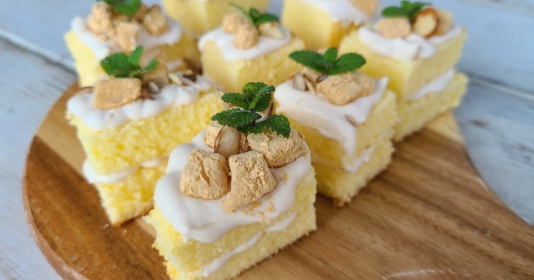 Ultra-Simple Finger Food / Unique Dessert Injeolmi Cake-image