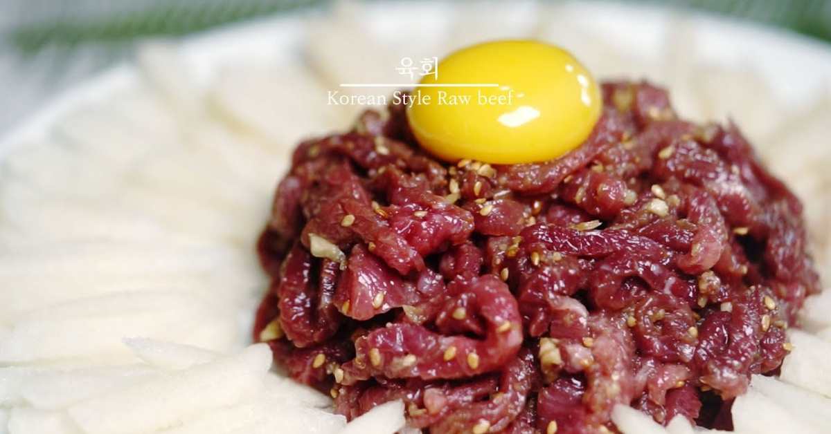 육회(Korean style raw beef) 양념장 / 육회 가게처럼 맛있게 만들기