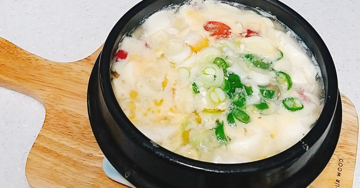 세상 쉬운 맑은순두부찌개 끓이기~
