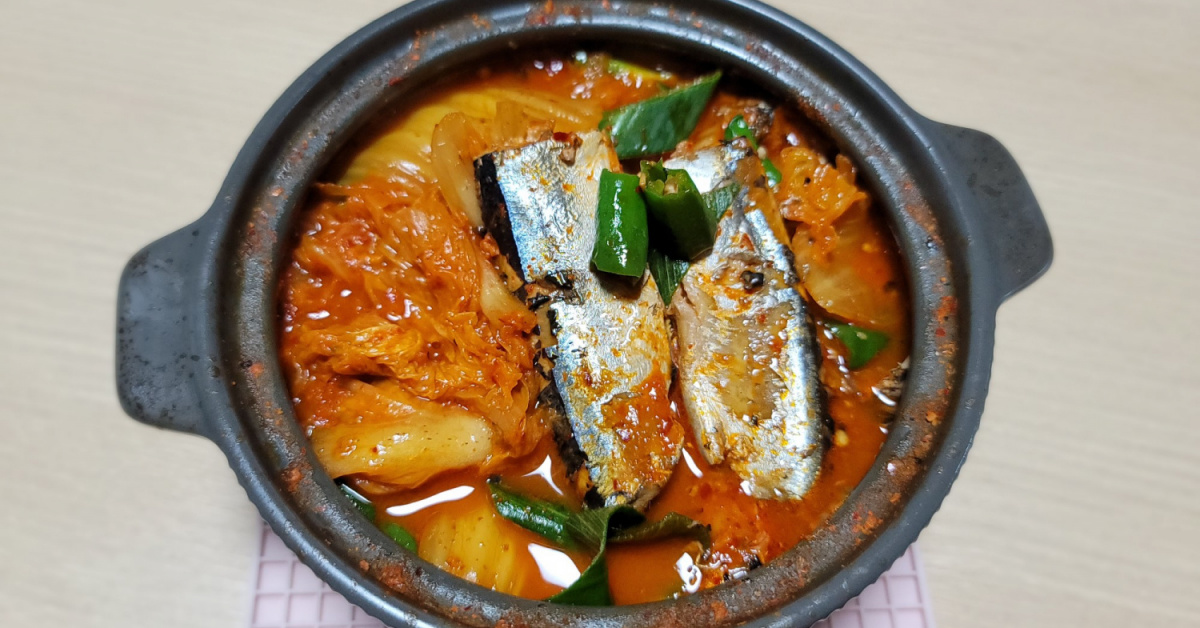 초간단 10분완성 맛보장 김치찌개 끓이기