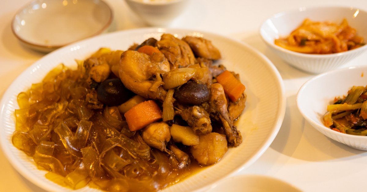 여름을 이기는 한접시 요리, 간단한 찜닭레시피