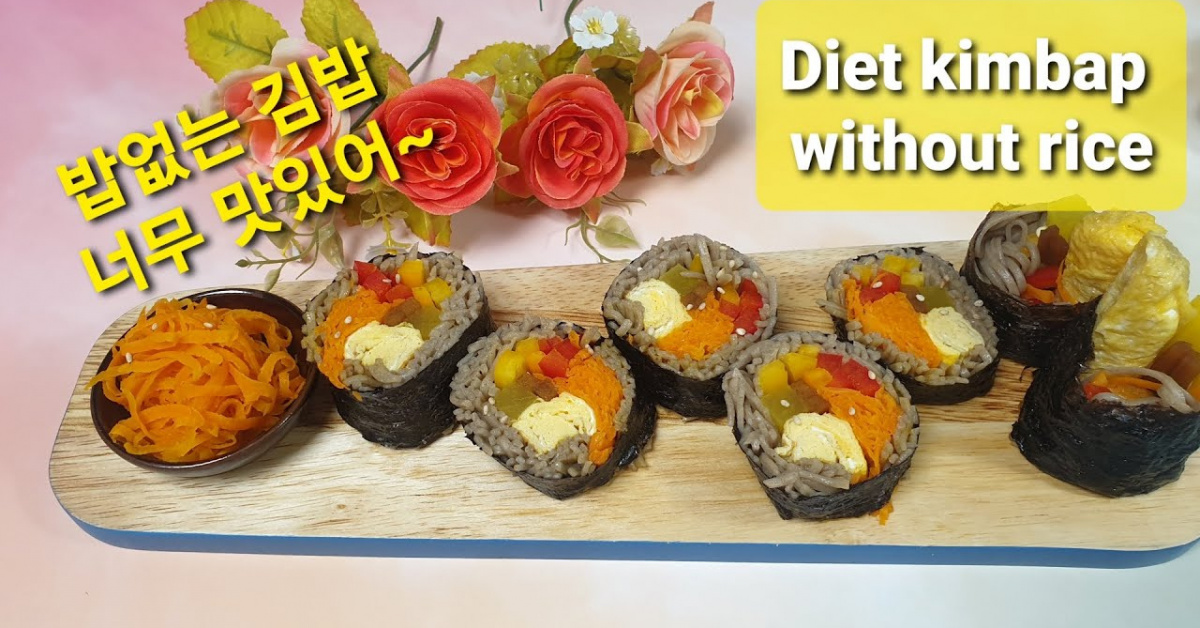 메밀김밥 | 밥없는 다이어트 김밥 메밀면 요리 메밀국수김밥