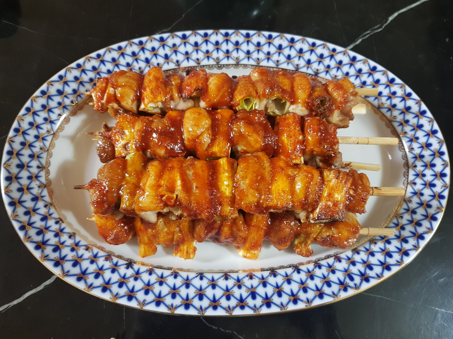 Sweet & Spicy Chicken Skewers ~Sweet & Savory