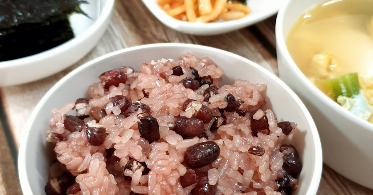 팥밥 찰밥 팥찰밥 만드는법 - 정월대보름 오곡밥