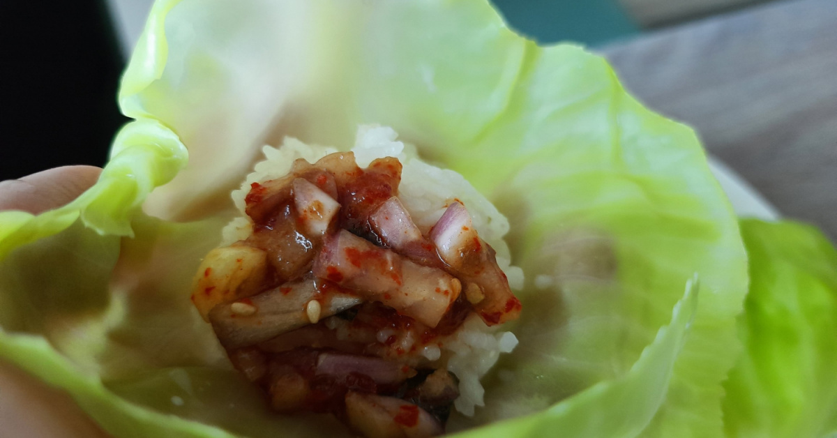 밥솥 양배추쌈마리 양배추찜질법 쿠사일런스로간단