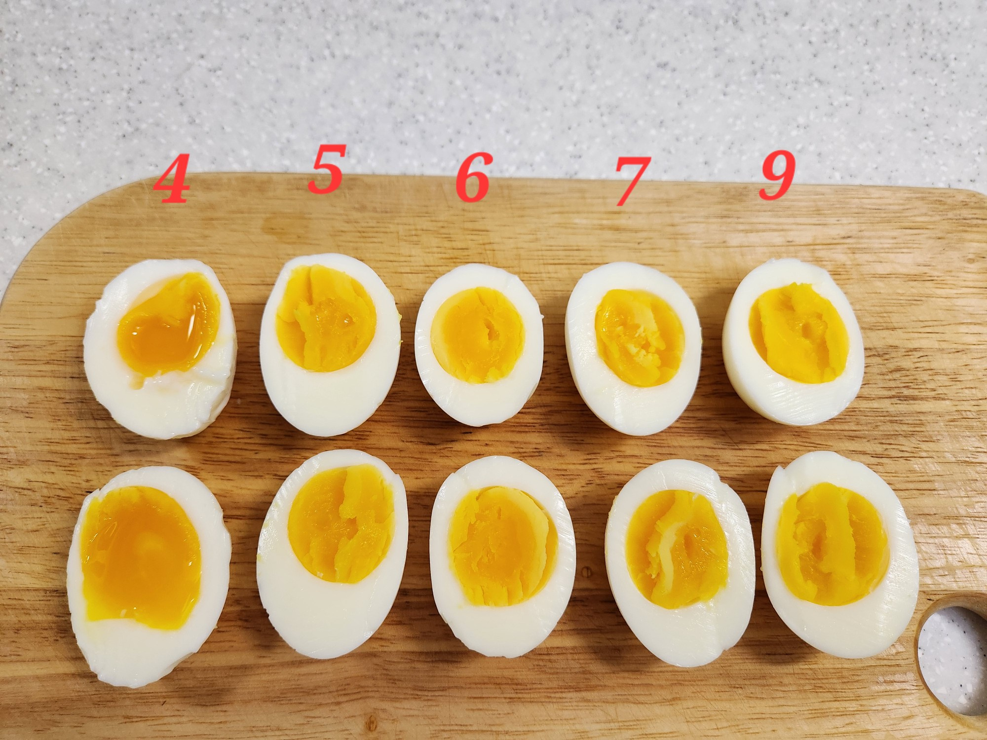 How to cook eggs half-boiled and hard-boiled eggs with gas heat