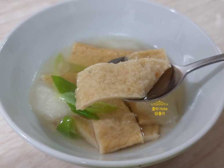 Korean Fish Cake Soup- Odeng/Eomuk Guk -