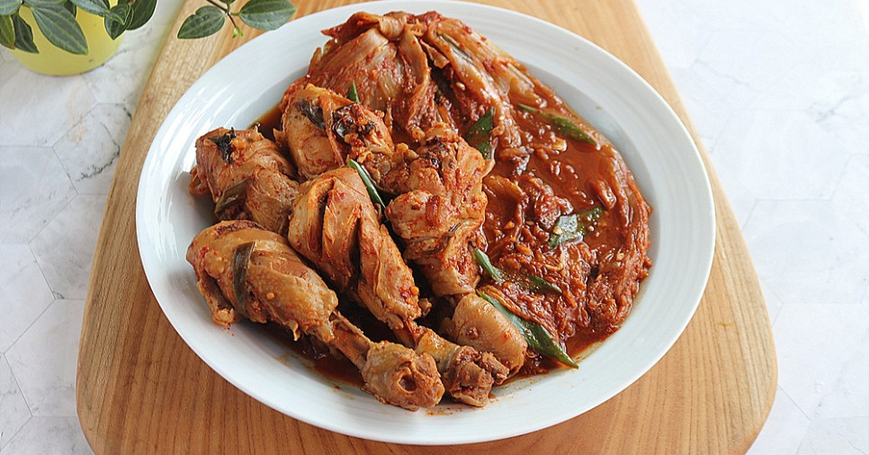 닭다리 김치찜 만드는법~ 김치 닭도리탕 압력솥 닭고기요리