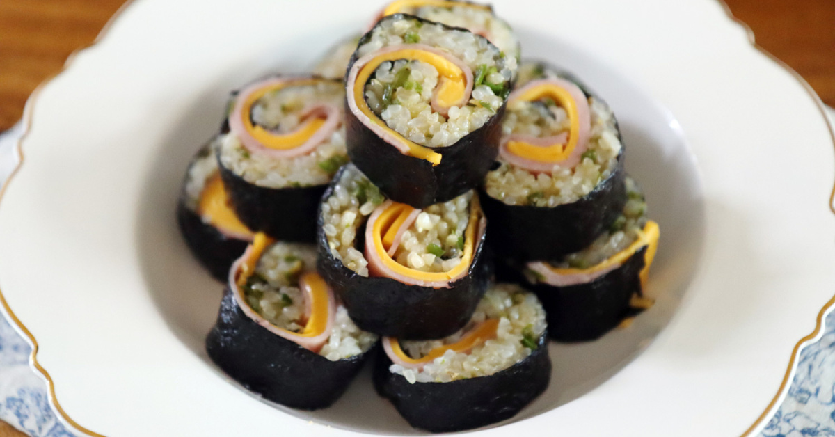매콤하게 즐기는 땡초치즈김밥