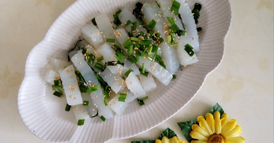 청포묵무침