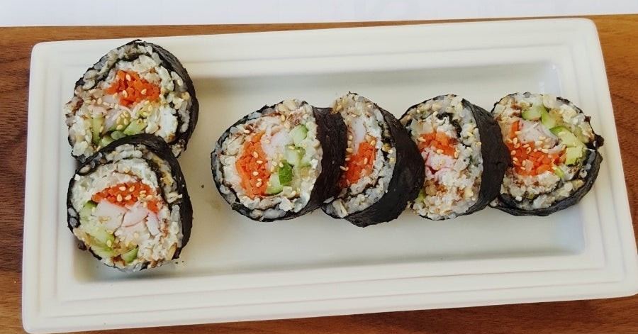 애라원 저속노화 분식 레시피/콜리플라워 김밥