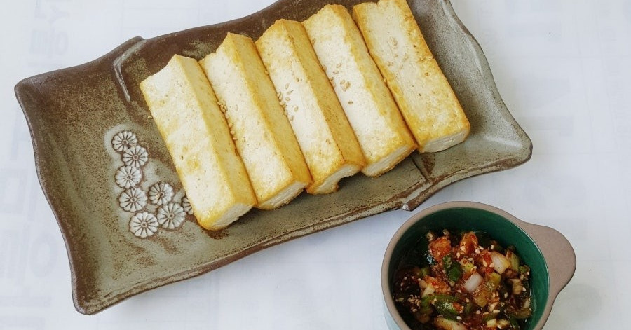 들기름 두부구이 고~소한 맛!