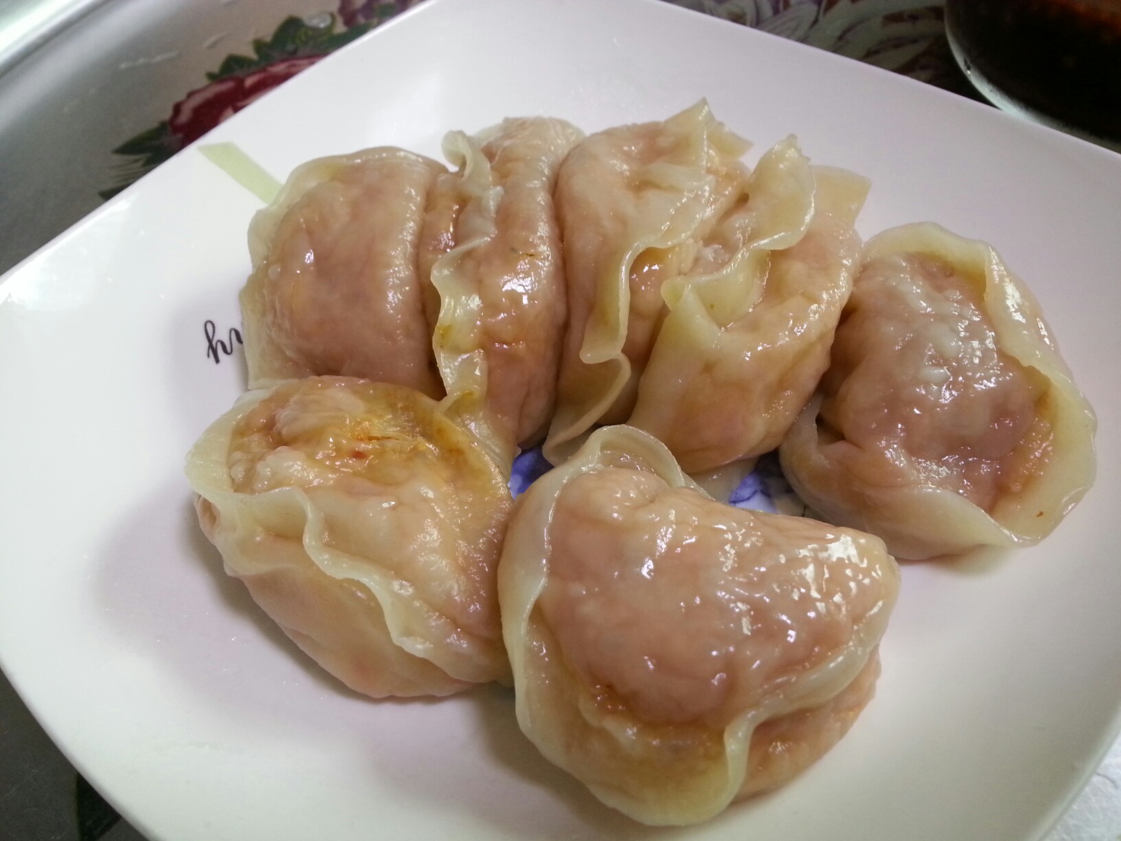 손만두 찐만두 간식먹어요 간장에 콕~ㅋ 