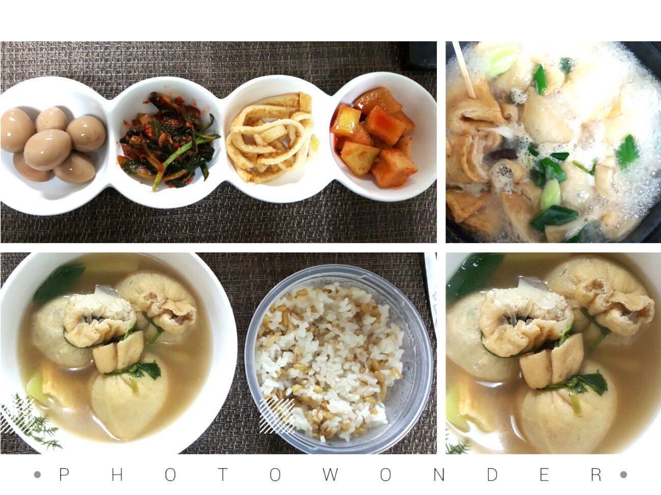 오늘 아침은말린표고버섯, 다시마,무 넣고 육수해서 유부주머니... 올만에 또 먹으니 맛있네요^^ 오늘도 모두모두 기분 좋고 활기찬하루 보내세요^^ 